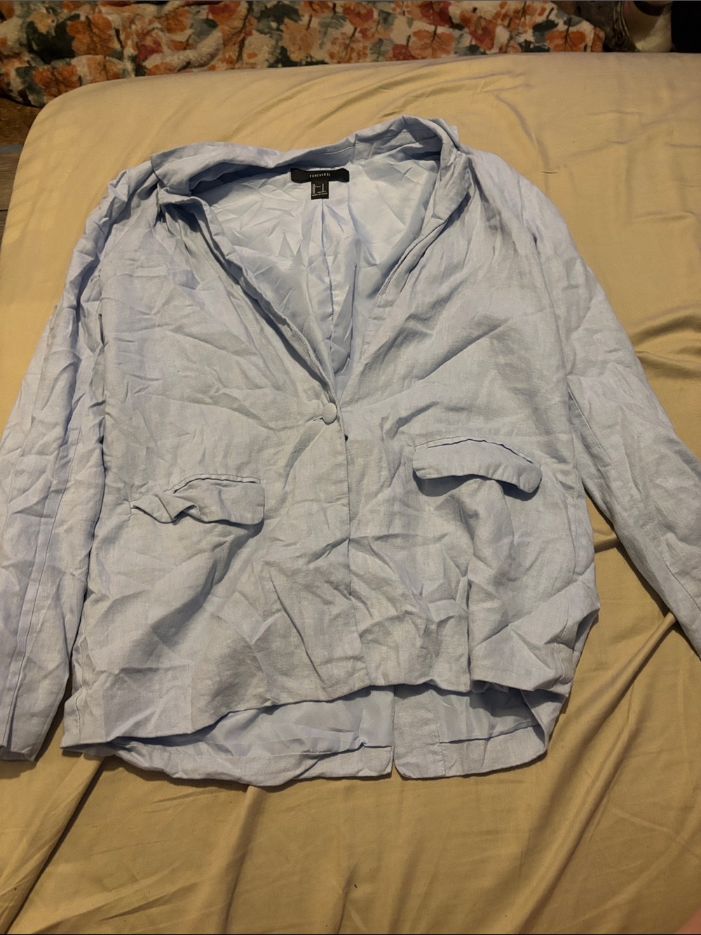 Forever 21 Light Blue Blazer